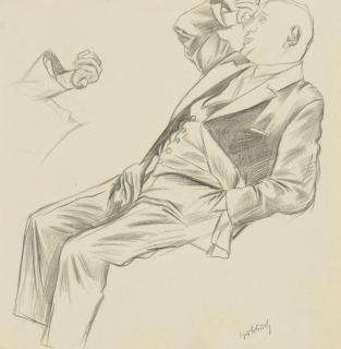 Karl Hubbuch - Bankmann