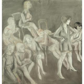 Karl Hubbuch - Im Atelier (In The Studio)