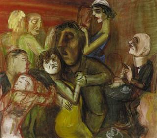 Karl Hubbuch - Im Tanzlokal