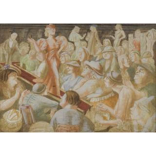 Karl Hubbuch - Laufsteg (Catwalk)