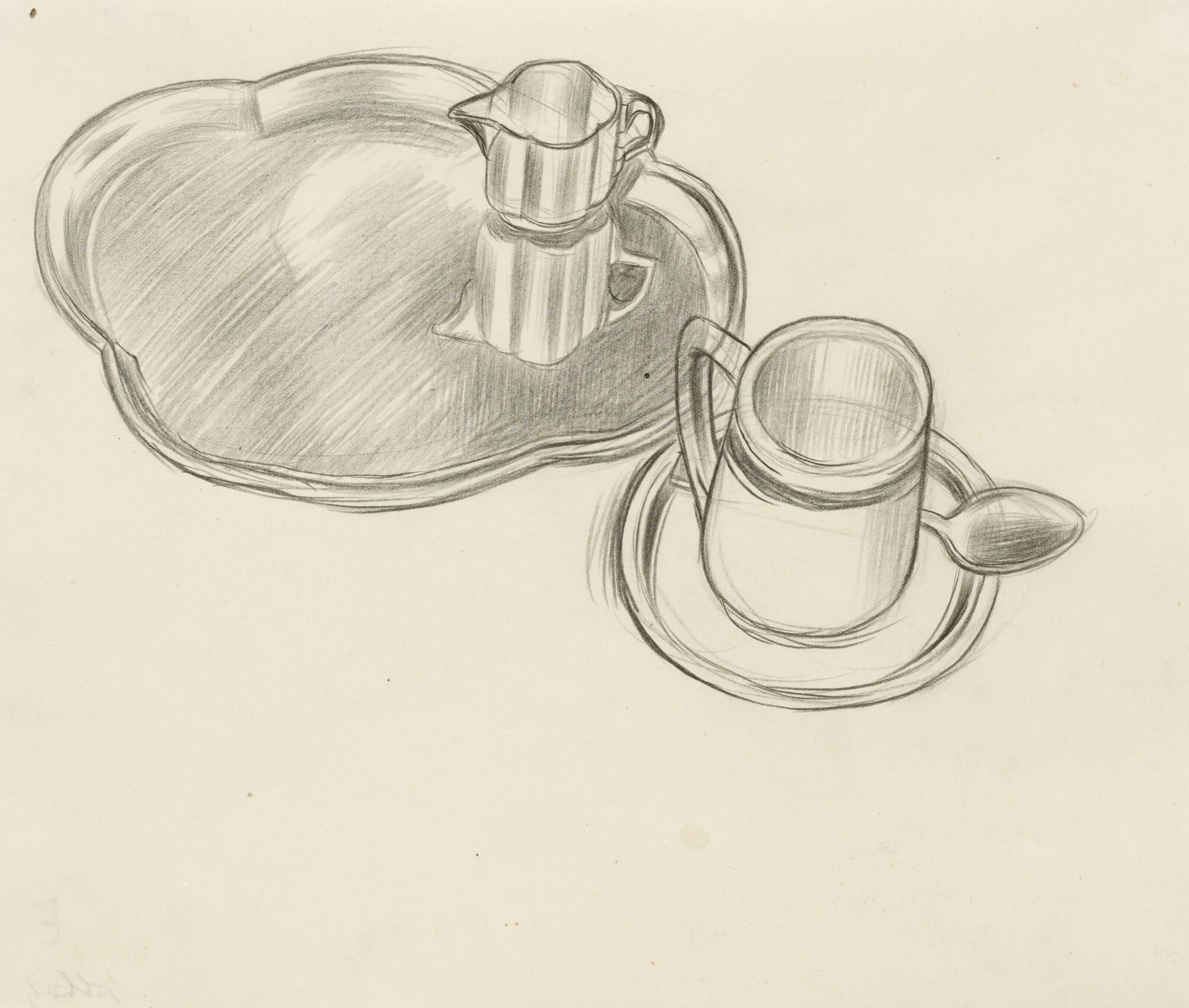 Karl Hubbuch - Mokkatasse