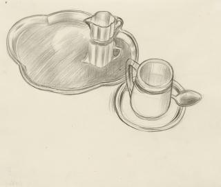 Karl Hubbuch - Mokkatasse