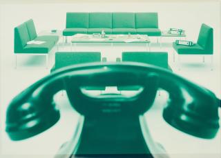 Karl Hugo Schmölz - Sitzgruppe mit Telefon für Wilkhahn.