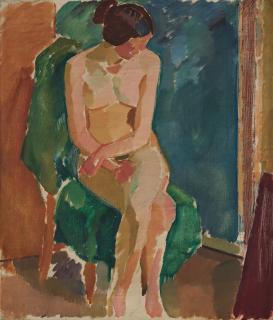 Karl Isakson - Seated model