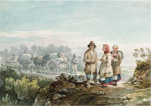 Karl Ivanovich Kollman - Russian Peasants