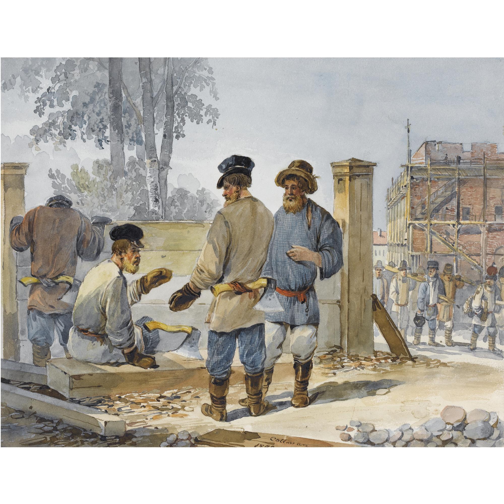 Karl Ivanovich Kollman - Three Scenes Of Rural Russia