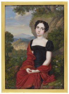 Karl Josef Raabe - Portrait Of A Lady