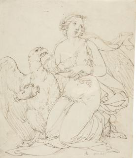 Karl Joseph Agricola - Jupiter und Hebe.