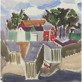 Karl Knaths - Fish Houses