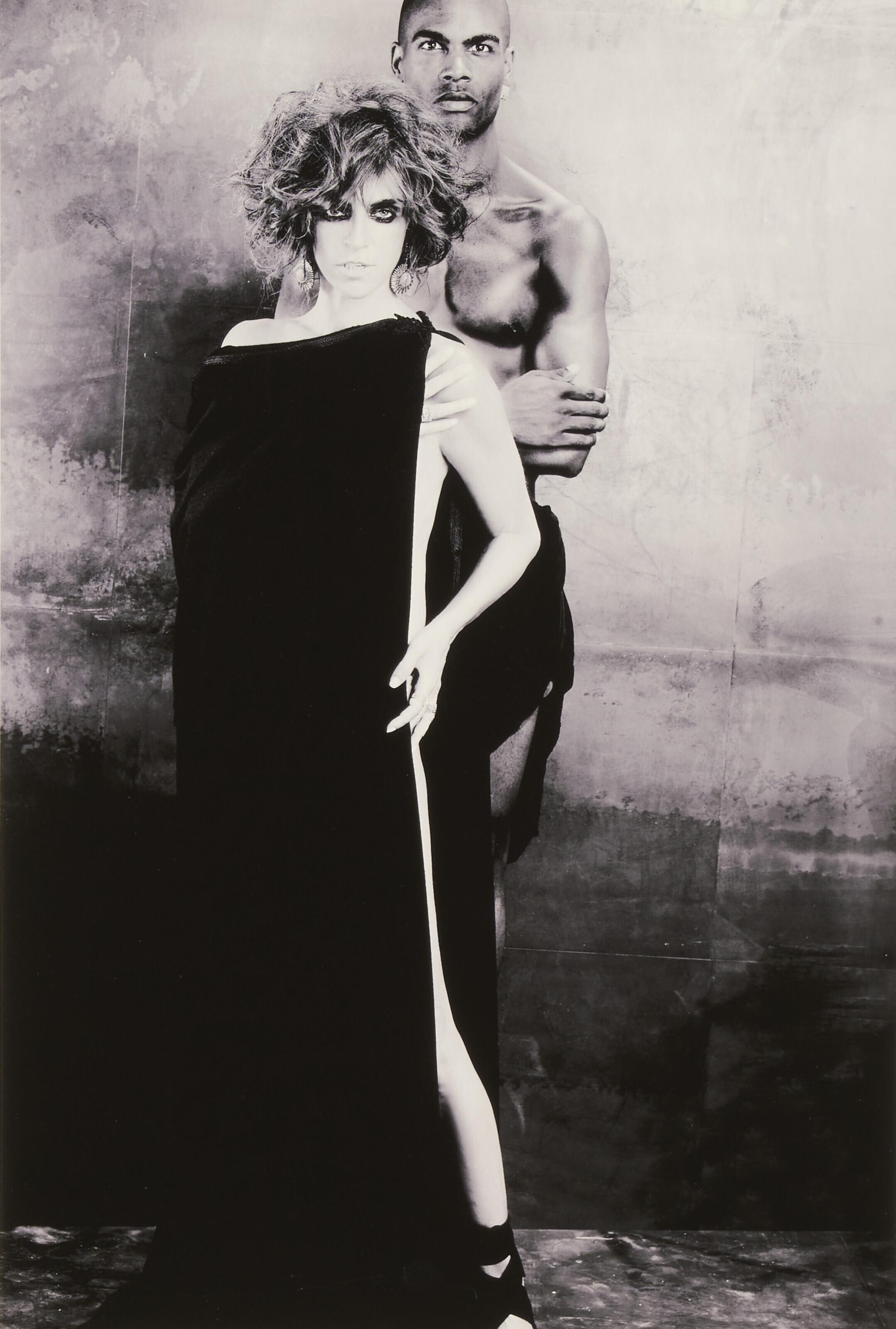 Karl Lagerfeld - Carine Roitfeld with male model, c. 1990s