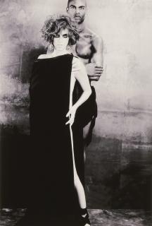 Karl Lagerfeld - Carine Roitfeld with male model, c. 1990s