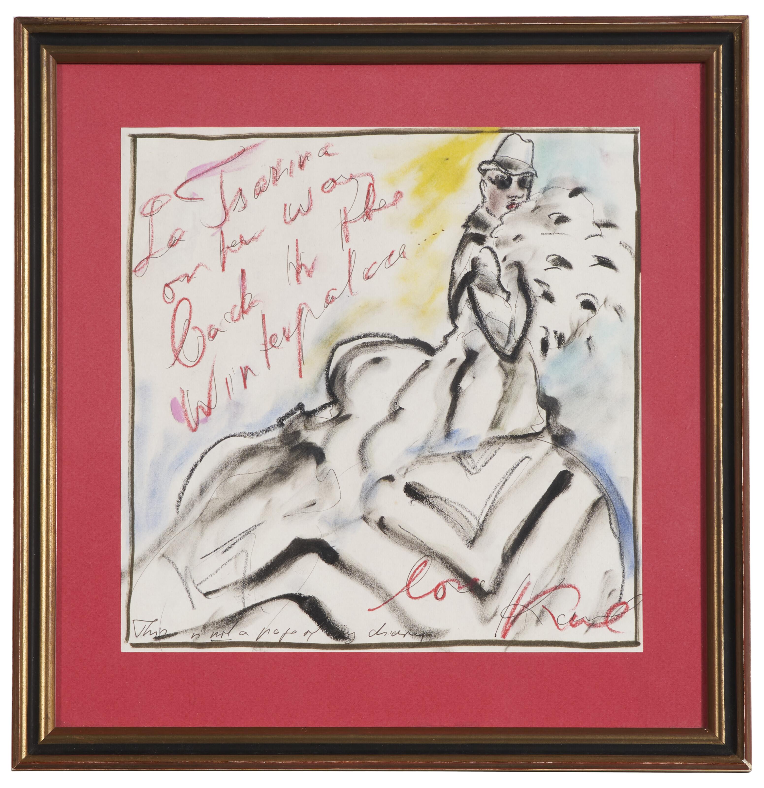 Karl Lagerfeld - Illustration of André Leon Talley