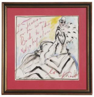 Karl Lagerfeld - Illustration of André Leon Talley