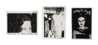 Karl Lagerfeld - Three photographs of Paloma Picasso, Anna Wintour, André Leon Talley, and Fran Lebowitz, 1992