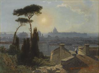 Karl Lindemann-Frommel - German rome, From The Trinita Di Monti