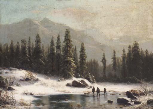 Karl Ludwig Scheins - A winter\'s walk