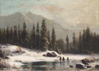 Karl Ludwig Scheins - A winter\'s walk