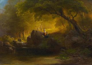 Karl Millner - Frauen an der Waldquelle