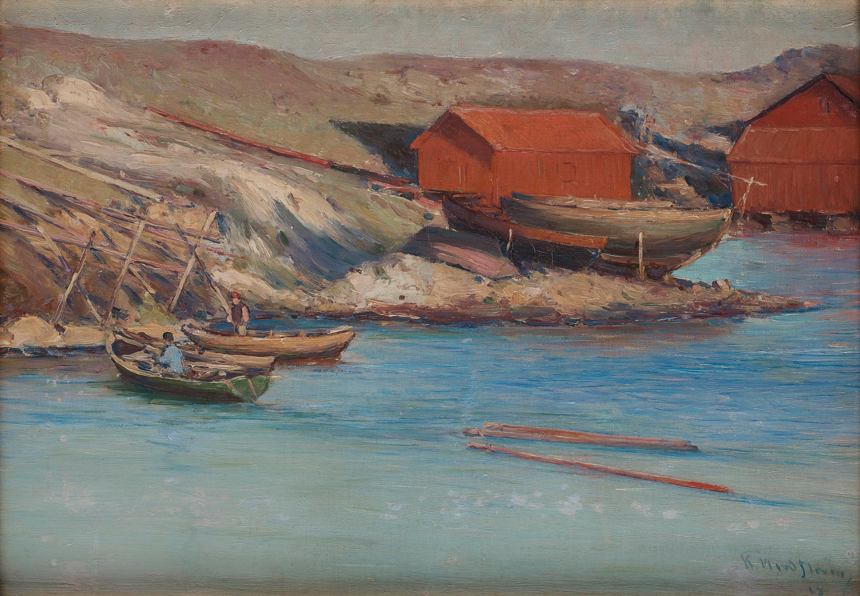 Karl Nordström - Costal view from Tjörn