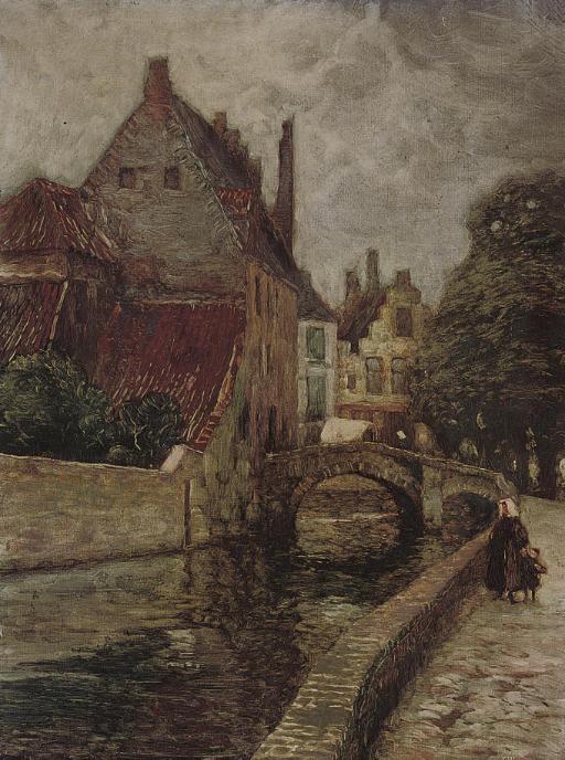 Karl O\'Lynch Van Town - Quay St. Augustine, Bruges