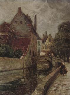Karl O\'Lynch Van Town - Quay St. Augustine, Bruges