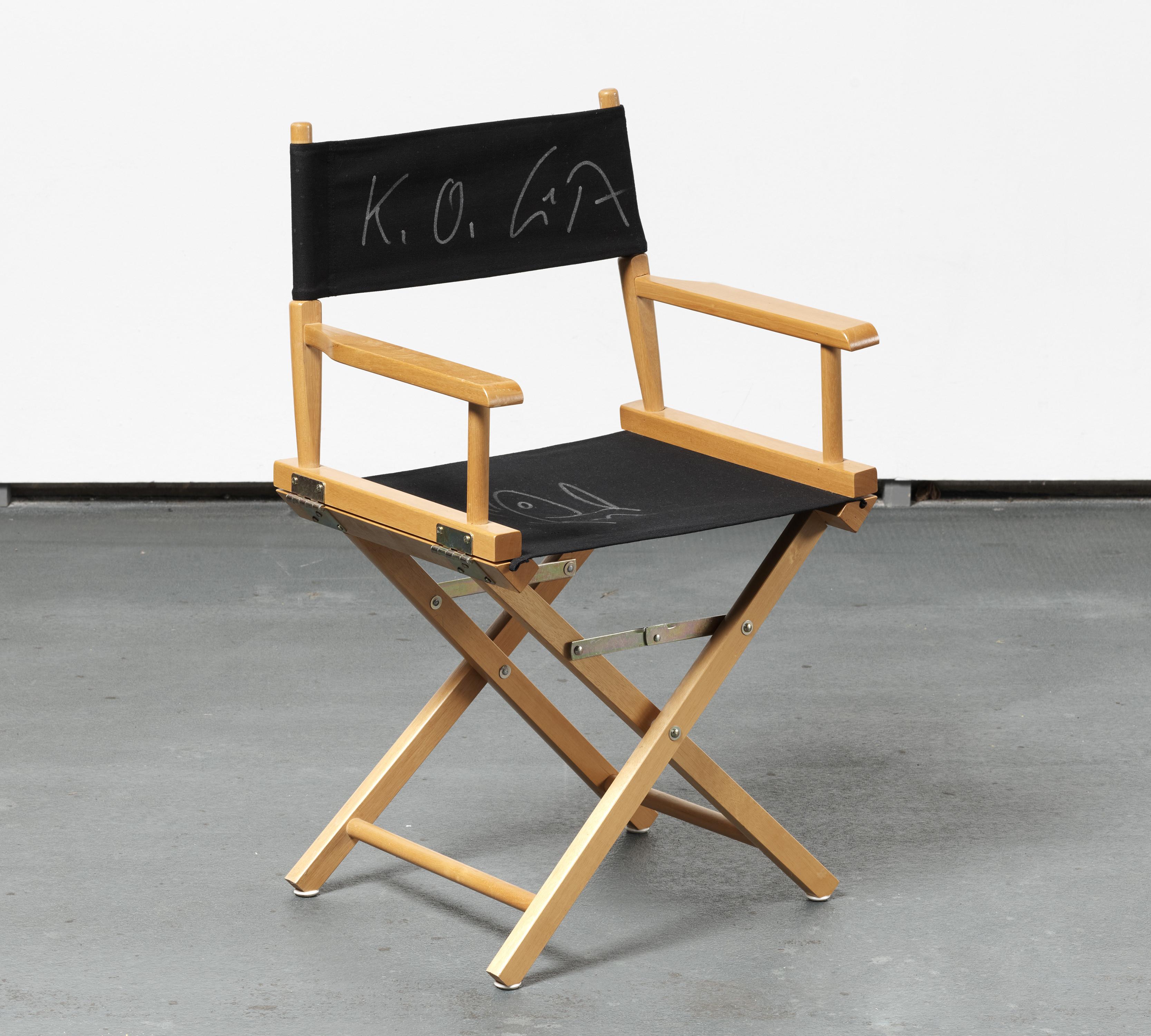 Karl Otto Götz - Regiestuhl.