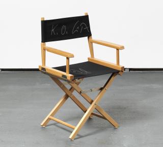 Karl Otto Götz - Regiestuhl.