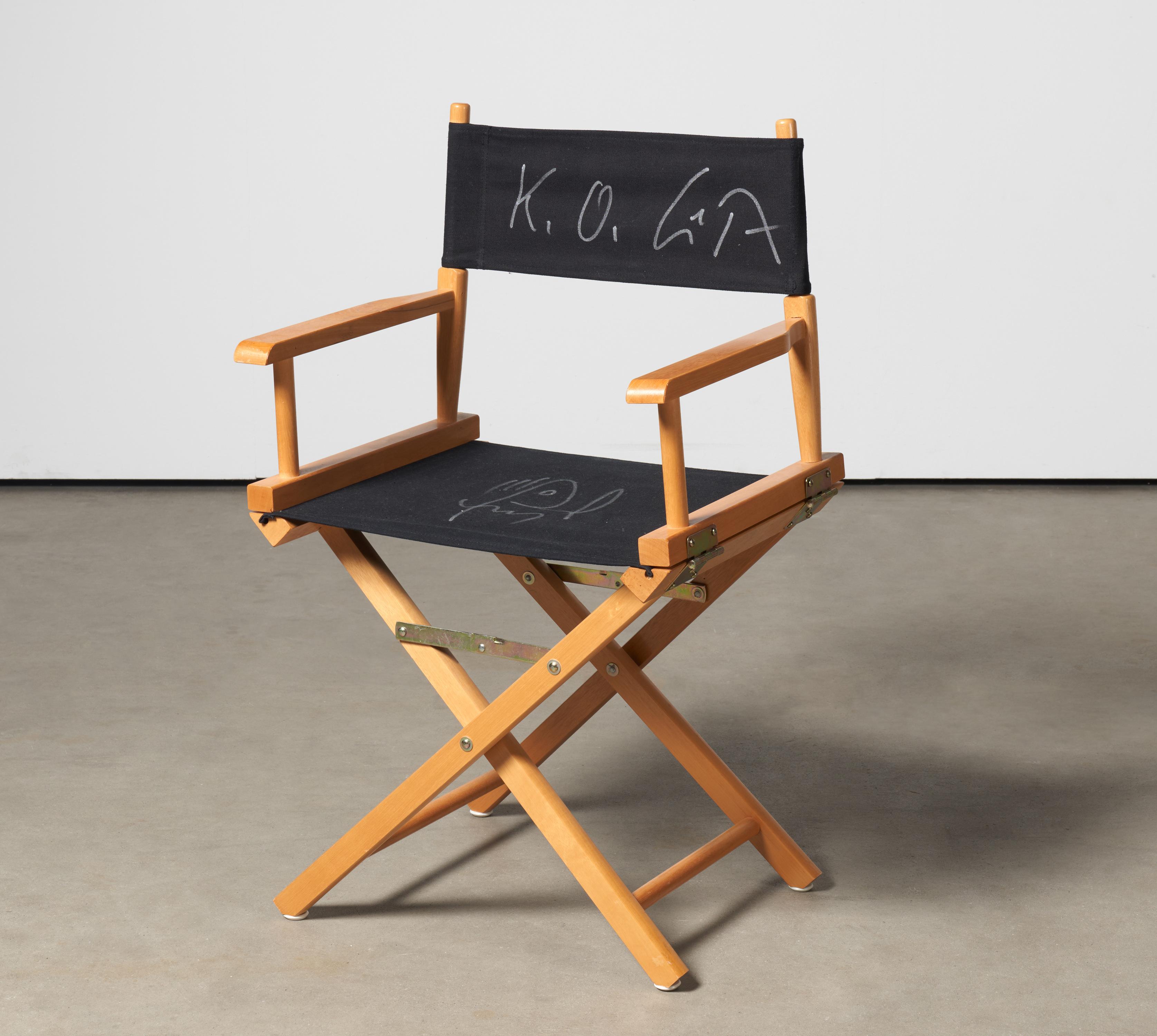 Karl Otto Götz - Regiestuhl.