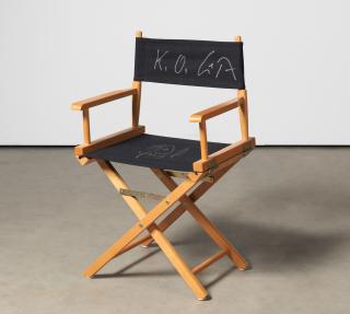 Karl Otto Götz - Regiestuhl.