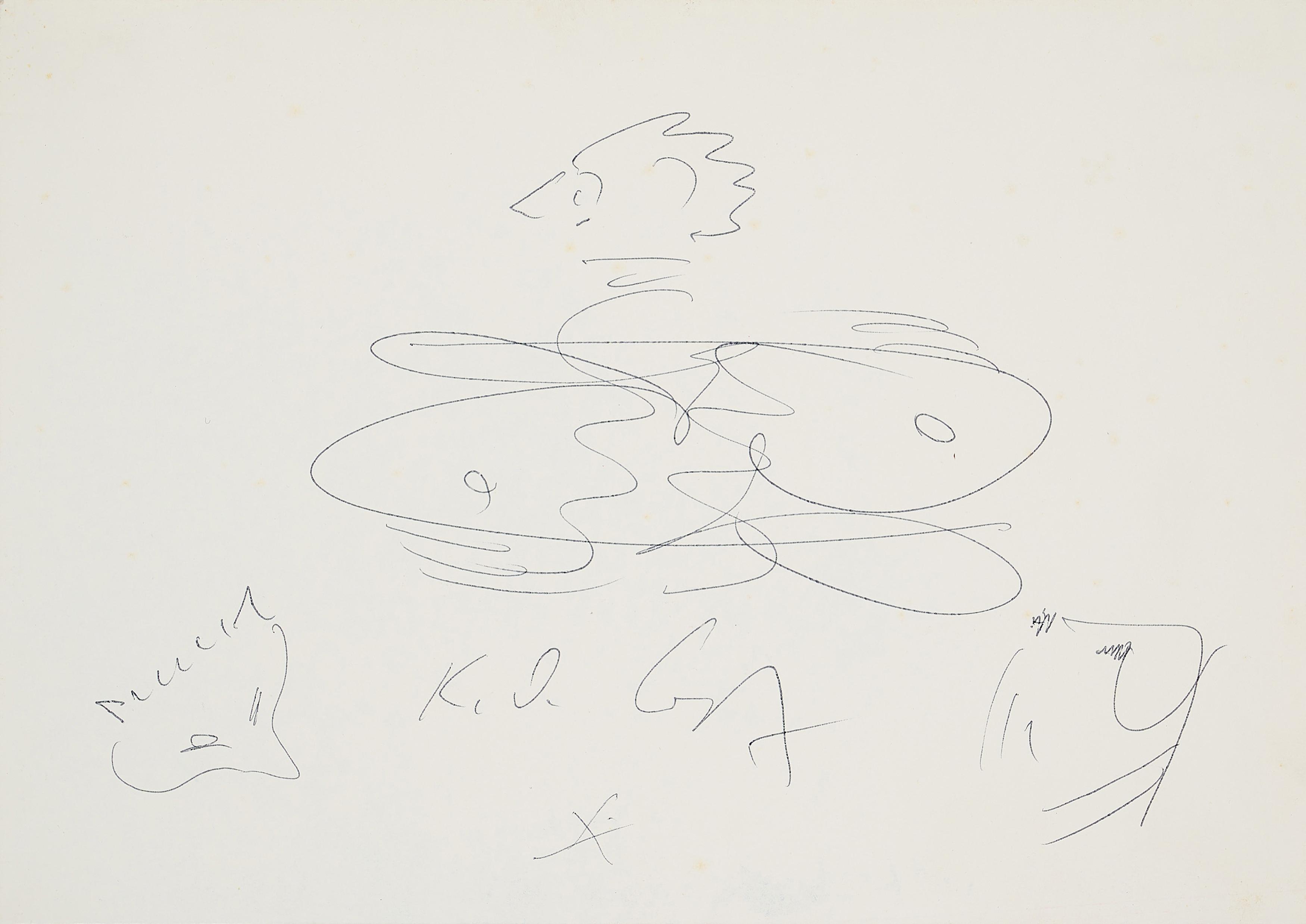 Karl Otto Götz - Schnellzeichnung.