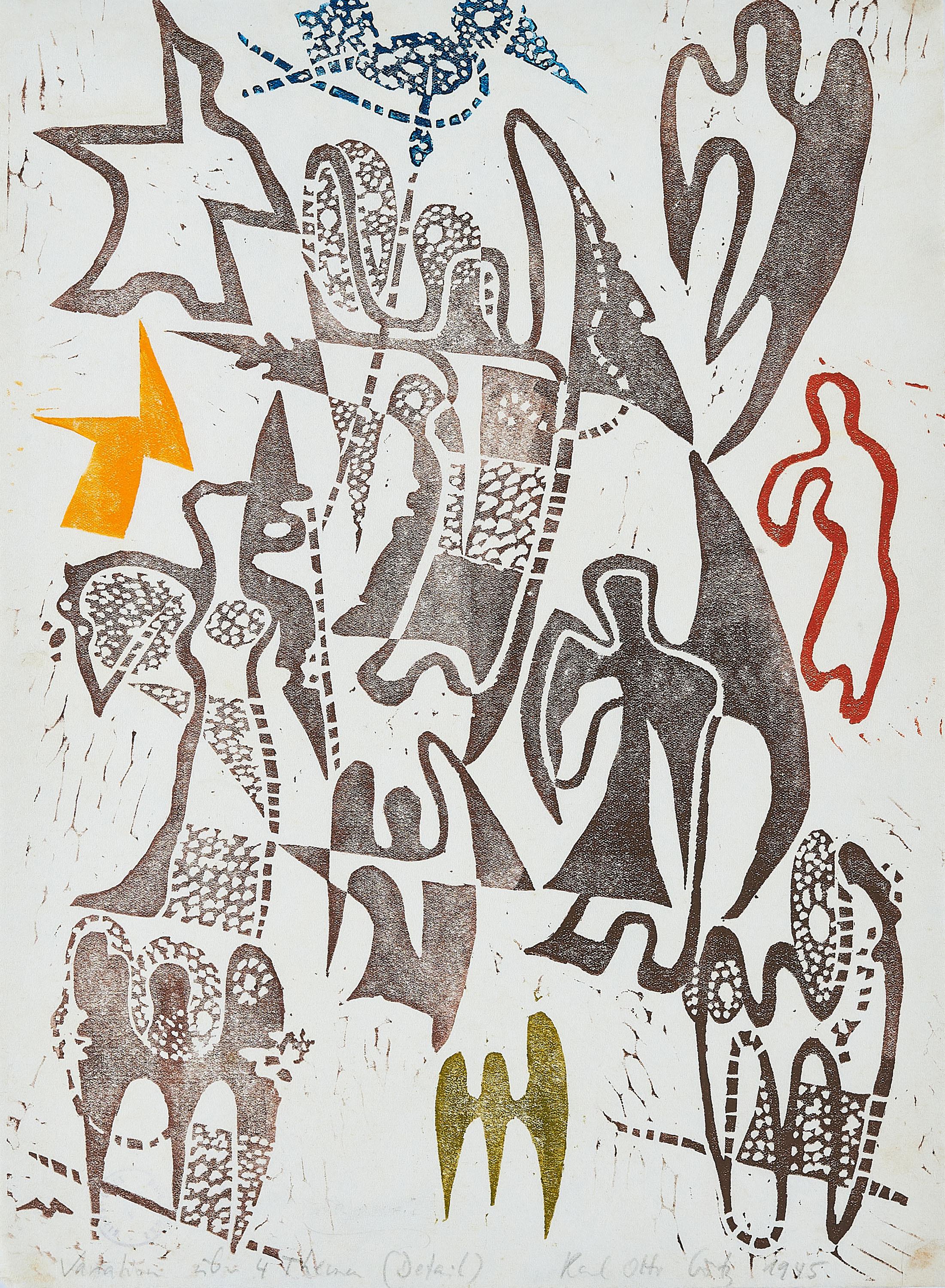 Karl Otto Götz - Variation über 4 Themen (Detail).