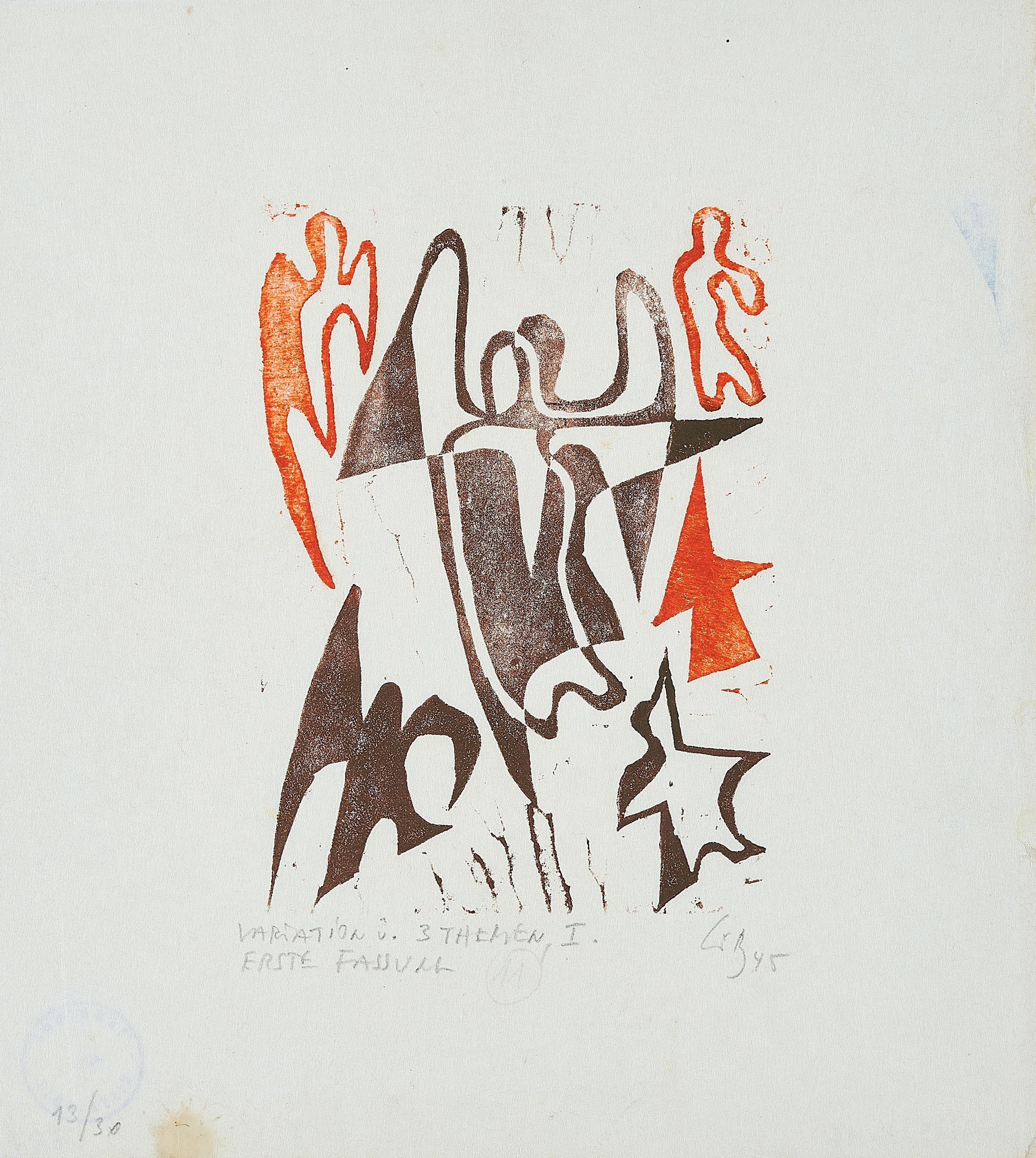 Karl Otto Götz - Variationen ü. 3 Themen, I. Erste Fassung.