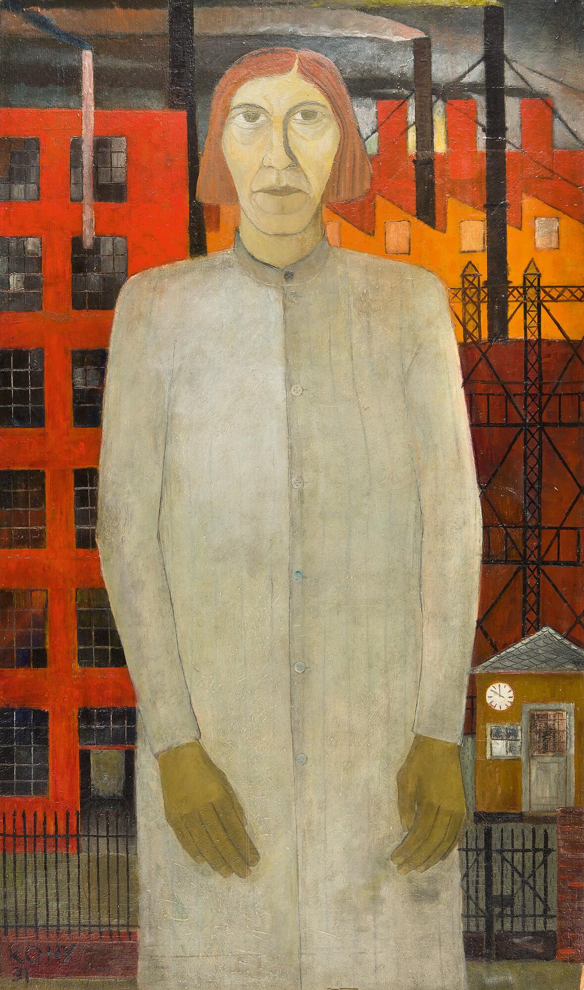 Karl Otto Hy - Fabrikarbeiterin.