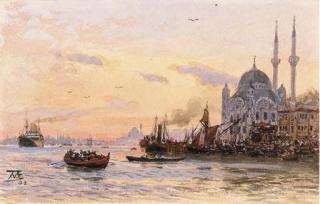 Karl. P. Themistocles Von Eckenbrecher - View of Constantinople