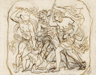 Karl Pavlovich Briullov - A Collection Of 52 Drawings And Sketches, Some Of Which Double-Sided