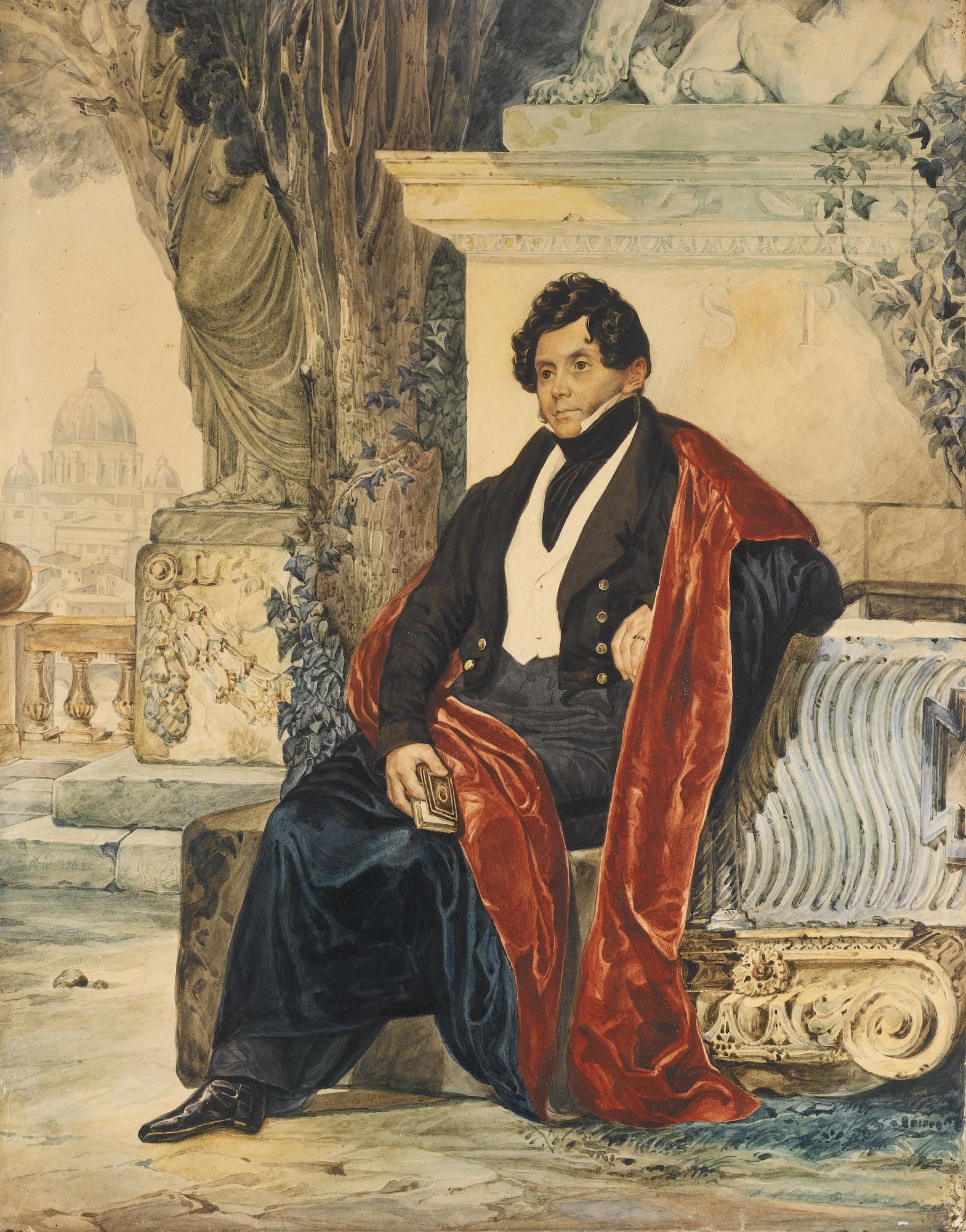 Karl Pavlovich Briullov - Portrait Of A Gentleman