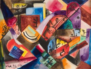 Karl Peter Röhl - Abstrakte Komposition.