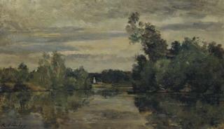 Karl-Pierre Daubigny - Bord de L\'Oise