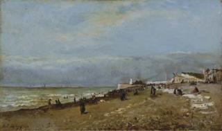 Karl Pierre Daubigny - La plage
