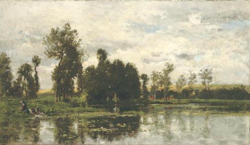 Karl Pierre Daubigny - Lavandières
