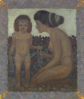 Karl Purrmann - Mutter und Tochter