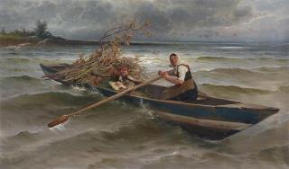 Karl Raupp - Auf dem Chiemsee