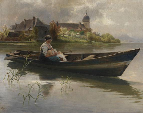 Karl Raupp - Sonntag am Chiemsee