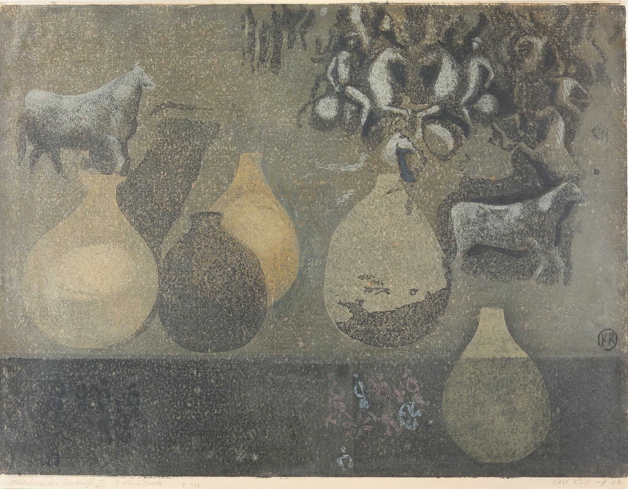 Karl Rössing - „Hochebene der Tonkrüge I“