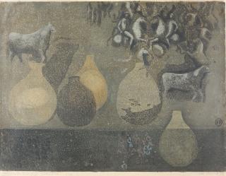 Karl Rössing - „Hochebene der Tonkrüge I“