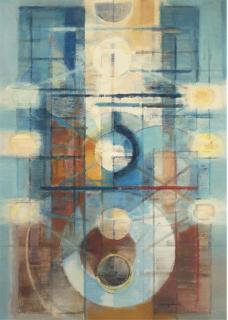 Karl Schlageter - Abstract with circles