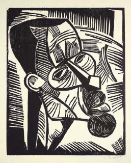 Karl Schmidt-Rottluff - 9 Holzschnitte, Kurt Wolff Verlag, Munich, 1918 (Schapire H206, 208, 211-216, 218, Gebr. 40)