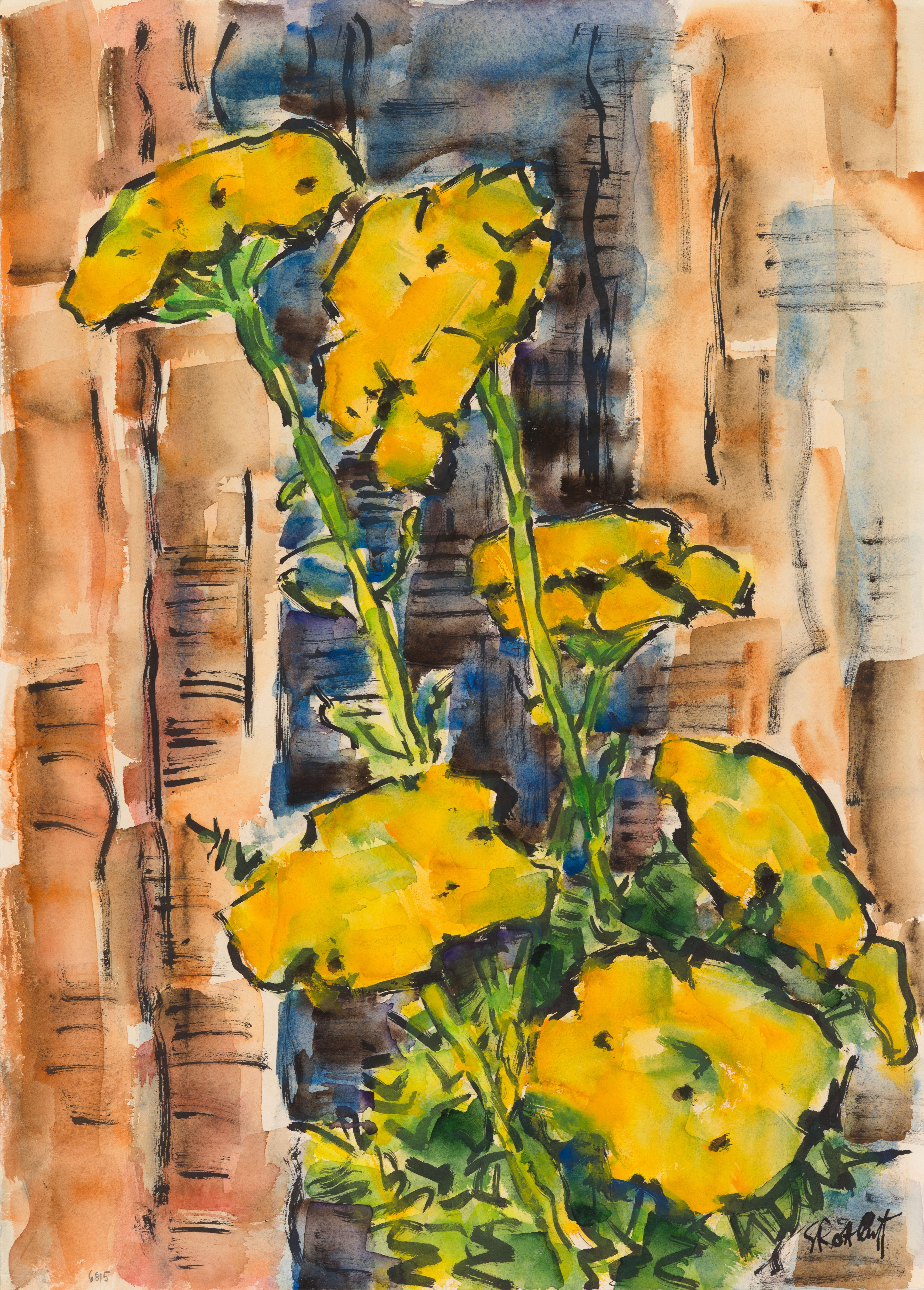 Karl Schmidt-Rottluff - Achilleastengel