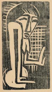 Karl Schmidt-Rottluff - Alfred Brust, Das Spiel Christa. Vom Schmerz der Schönheit des Weibes, Berlin, Verlag die Aktion, 1918 (Schapire W219-27)