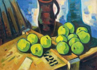 Karl Schmidt-Rottluff - Apfelstilleben